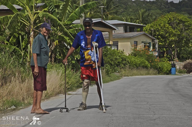 Erlene Downie and Ruben Cooke take stroll.jpg - 